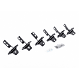 2021 Ford Bronco - Running Board Mounting Kit - Textured Black, Mild Steel, Direct Fit, Kit