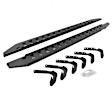 69415087SPC Running Boards, Powdercoated Textured Black, Steel, 4-Door, Crew Cab Pickup, RB20 Slim Line Series