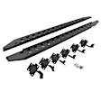 69415587SPC Running Boards, Powdercoated Textured Black, Steel, 4-Door, Crew Cab Pickup, RB20 Slim Line Series