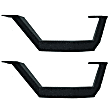 2017 Toyota Tacoma - Side Steps - Bedliner Coating, Galvanized Steel, Direct Fit, Set of 2