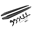 69429980SPC Running Boards, Powdercoated Textured Black, Steel, 4-Door, Extended Cab Pickup, RB20 Slim Line Series
