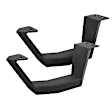 6943068720PC Running Boards, Powdercoated Textured Black, Steel, 4-Door, Crew Cab Pickup, RB20 Raptor-Style Series