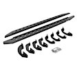 69443687ST Running Boards, Protective Bedliner Coating, Steel, 4-Door, Crew Cab Pickup, RB20 Slim Line Series