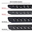 69600068T Running Boards, Protective Bedliner Coating, Galvanized Steel, Mounting Brackets Sold Separately, 4-Door, Sport Utility, RB30 Series