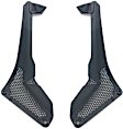 730500T Light Bar Mounting Kit - Powdercoated Textured Black, Direct Fit, Set of 2