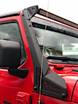 730500T Light Bar Mounting Kit - Powdercoated Textured Black, Direct Fit, Set of 2