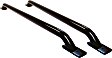 8076B Bed Rails - Powdercoated Black, Steel, Direct Fit, Set of 2