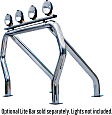 9009560SSC Bed Bar - Chrome, Steel, Direct Fit, Sold individually