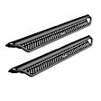 D14053T Dominator Xtreme D1 Series Nerf Bars Textured Black, Cab Length - Set of 2