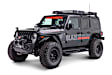 2017 Nissan Titan XD - Dominator D1 Series Running Boards, Powdercoated Black, Non-Powered, Steel, Set of 2