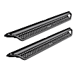 D14436T Dominator Xtreme D1 Series Nerf Bars Textured Black, Cab Length - Set of 2