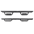 2021 GMC Sierra 1500 - Side Steps, DIESEL, 4-Door, Extended Cab Pickup, Textured Black, Mild Steel, Set of 2, Dominator Xtreme D2 Series