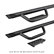 2021 GMC Sierra 1500 - Side Steps, DIESEL, 4-Door, Extended Cab Pickup, Textured Black, Mild Steel, Set of 2, Dominator Xtreme D2 Series