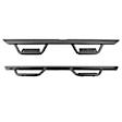 D224156T Side Steps - Textured Black, Mild Steel, Direct Fit, Set of 2