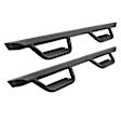 D224176T Side Steps - Textured Black, Mild Steel, Direct Fit, Set of 2