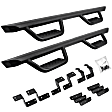 D224425T Side Steps - Textured Black, Mild Steel, Direct Fit, Set of 2