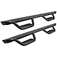 D224432T Side Steps - Textured Black, Mild Steel, Direct Fit, Set of 2