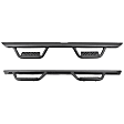 D224432T Side Steps - Textured Black, Mild Steel, Direct Fit, Set of 2