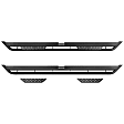D64052TK Running Board Mounting Kit - Textured Black, Steel, Set