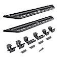 D64129T Dominator Xtreme D6 Series Nerf Bars Textured Black, Cab Length - Set of 2