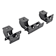 D64506BTK Running Board Mounting Kit - Textured Black, Mild Steel, Direct Fit, Kit