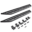 D64516T Dominator Xtreme D6 Series Nerf Bars Textured Black, Cab Length - Set of 2