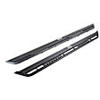 DT4155T Running Boards, Powdercoated Textured Black, Steel, 4-Door, Crew Cab Pickup