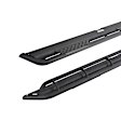 DT4155T Running Boards, Powdercoated Textured Black, Steel, 4-Door, Crew Cab Pickup