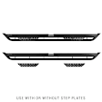 DT4415T Running Boards, Textured Black, Steel, 4-Door, Extended Cab Pickup