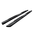 V300087T Running Boards, Powdercoated Textured Black, Aluminum, 4-Door, Crew Cab Pickup, V3 Series