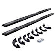 V3441687T Running Boards, Powdercoated Textured Black, Aluminum, 4-Door, Crew Cab Pickup, V3 Series