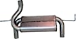 17303 Cat-Back Exhaust System, Made of Aluminized Steel, Performance Dual Split Series