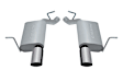 17407 Axle-Back Exhaust System, Made of Aluminized Steel, Muscle Car Dual Series