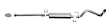 18802 Cat-Back Exhaust System, 4.0L, 6Cyl, Made of Aluminized Steel, Performance Single Series