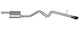319872 Cat-Back Exhaust System, 3.0L, 6Cyl, Made of Aluminized Steel, Performance Single Series