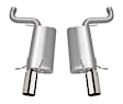 320000 Cat-Back Exhaust System, 5.7L, 8Cyl, Made of Aluminized Steel, Muscle Car Dual Series