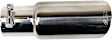 500370 Exhaust Tip - Polished, Stainless Steel, Single, Universal, Sold individually
