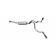 5563 Cat-Back Exhaust System, Made of Aluminized Steel, Dual Extreme Series