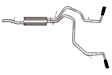 5668 Cat-Back Exhaust System, Made of Aluminized Steel, Dual Extreme Series