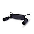 617307-B Cat-Back Exhaust System, 3.6L, 6Cyl, Made of Stainless Steel, Black Elite Split Rear Series