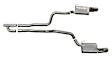 619005 Cat-Back Exhaust System, 4.0L, 6Cyl, Made of Stainless Steel, Muscle Car Dual Series
