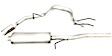 619909 Cat-Back Exhaust System, 7.3L, 8Cyl, Made of Stainless Steel, Performance Single Series
