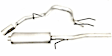 619909 Cat-Back Exhaust System, 7.3L, 8Cyl, Made of Stainless Steel, Performance Single Series