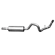 619995 Cat-Back Exhaust System, Made of Stainless Steel, Performance Single Series