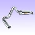 619995 Cat-Back Exhaust System, Made of Stainless Steel, Performance Single Series
