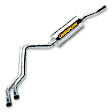 9802 Cat-Back Exhaust System, Made of Aluminized Steel, Dual Sport Series