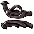 GP126S Headers Shorty, Natural, Made of Stainless Steel