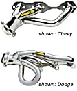 GP129S-C Headers Shorty, Silver Ceramic Coated, Made of Stainless Steel