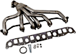 GP400S Headers Shorty, Natural, Made of Stainless Steel