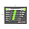22064 6 Pc Flex Head Metric Flare Nut Wrench Set